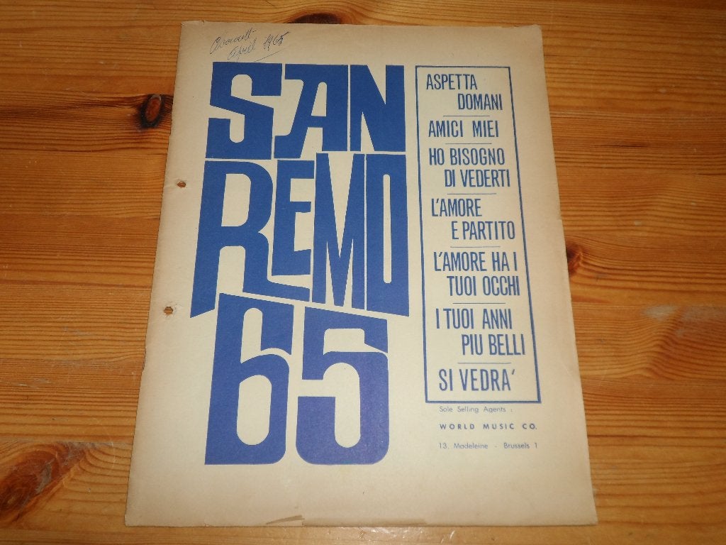 San remo 65, Gebruikt, Gitaar, Ophalen of Verzenden, Artiest of Componist