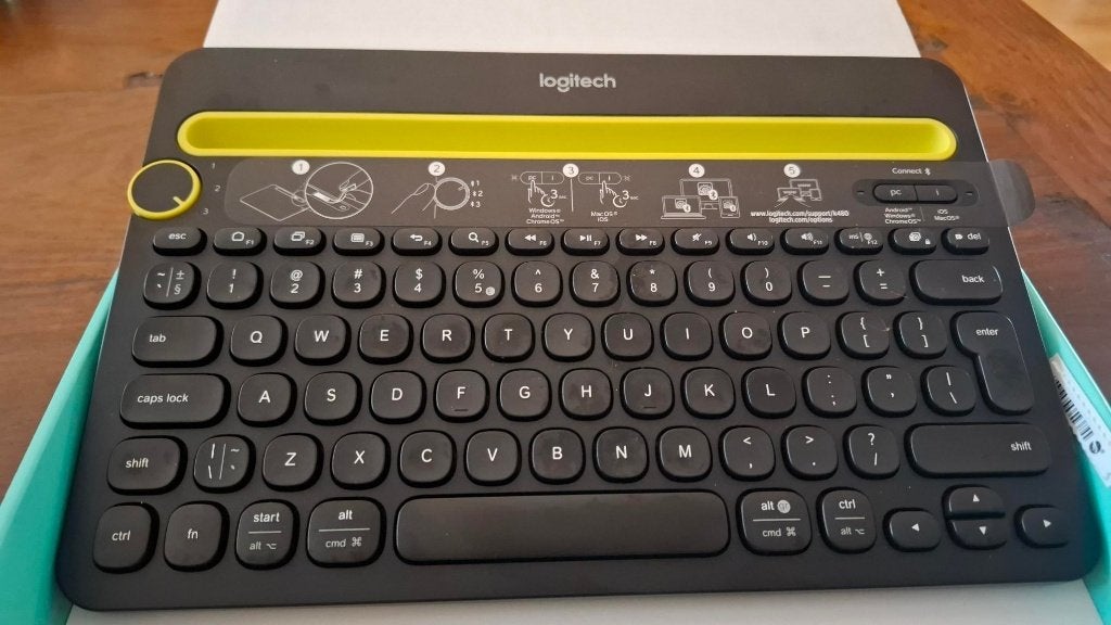 Logitech K480 toetsenbord Multi Device. Zie adv., Computers en Software, Ophalen of Verzenden, Draadloos, Qwerty, Logi Logitech