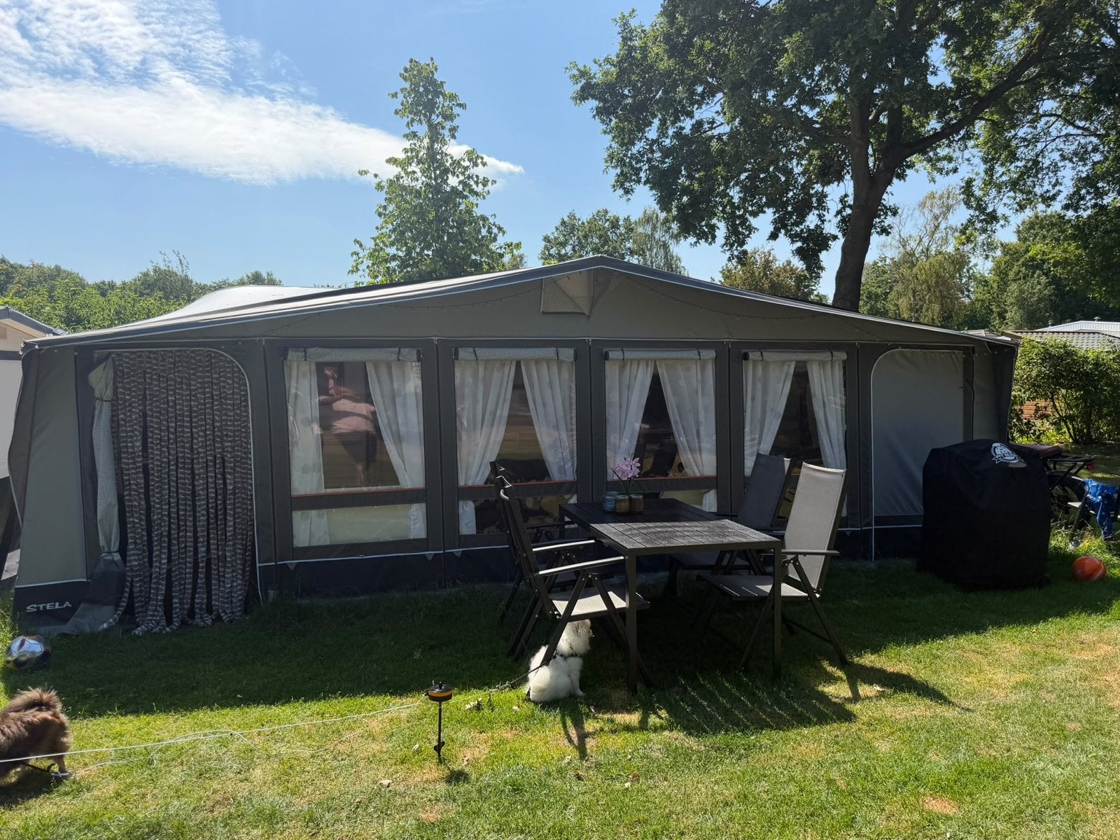 Stela voortent voor caravan - Zo goed als nieuw, Ophalen of Verzenden, Zo goed als nieuw, Polyester, Overige merken