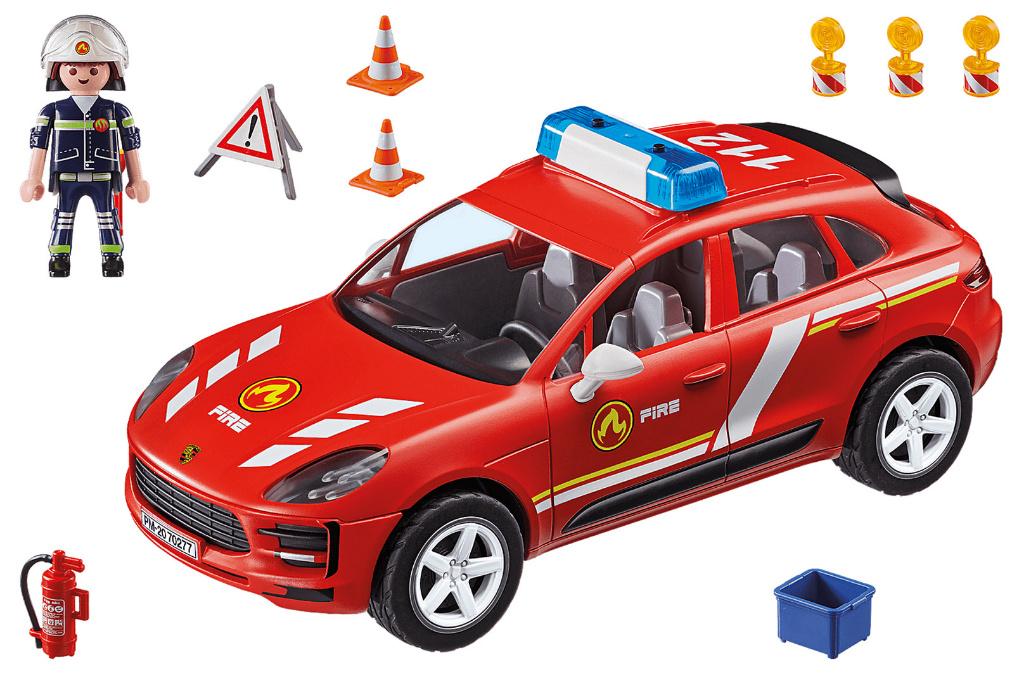 PLAYMOBIL 70277 Porsche Macan S Brandweer OP=OP, Ophalen of Verzenden, Nieuw, Complete set