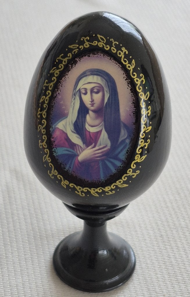 Prachtig Russisch ei op houder, Antiek en Kunst, Ophalen of Verzenden