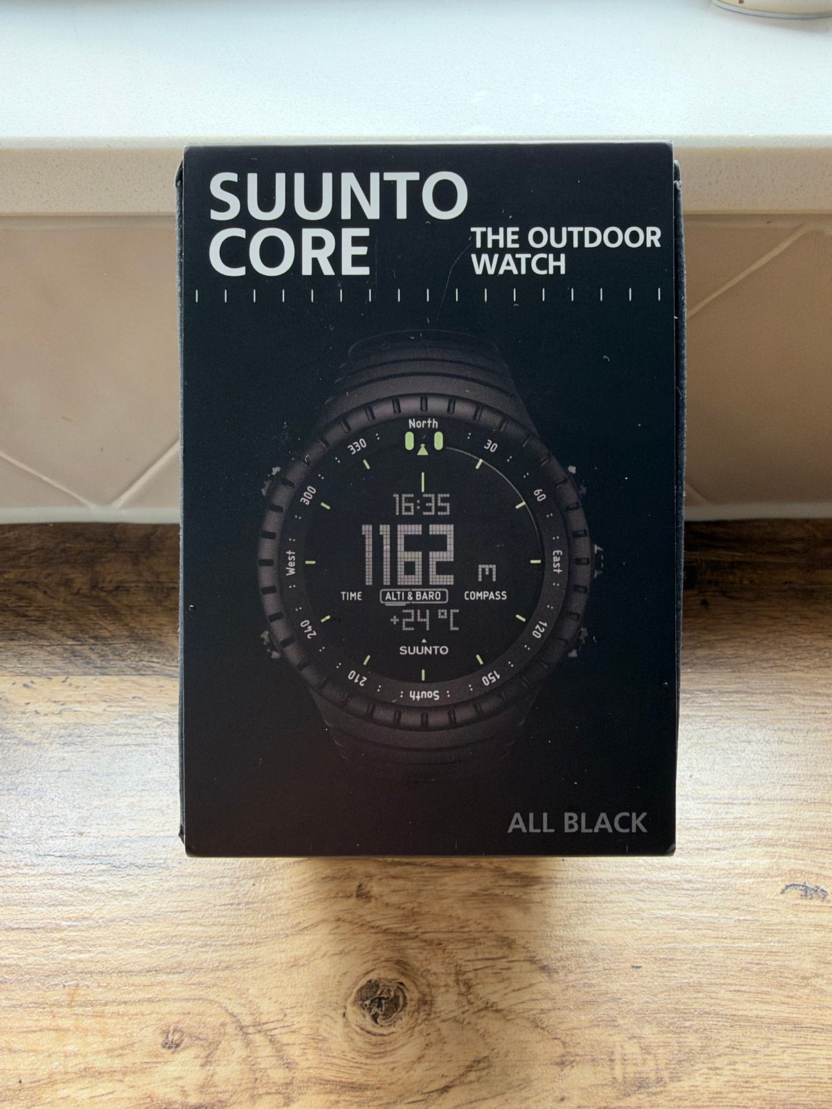 Suunto Core All Black Outdoor Horloge - Zo goed als nieuw, Zwart, Ophalen of Verzenden, Zo goed als nieuw, Hoogte
