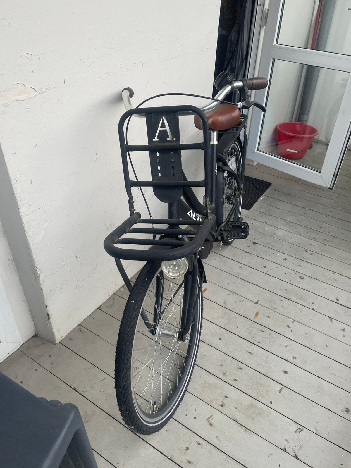 24 inch altec stadsfiets, Terugtraprem, Ophalen of Verzenden, Handrem, Gebruikt
