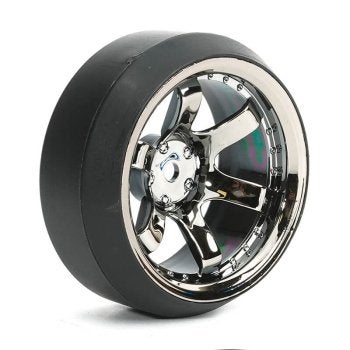 FASTRAX 1/10 Drift D3 Banden met 9mm 6-Spoke Velgen, Ophalen of Verzenden, Nieuw, Overige schalen, Onderdeel