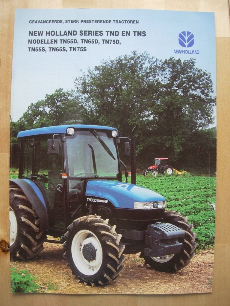New Holland TND & TNS Trekker Tractor Brochure 1999, Verzenden, Zo goed als nieuw, New Holland