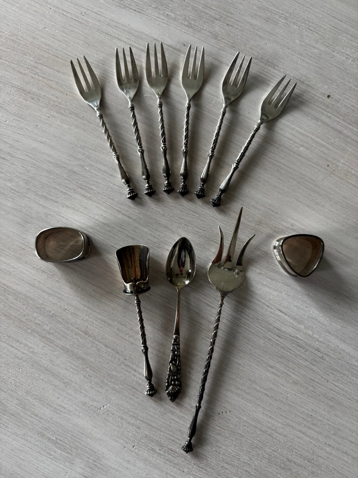 Zilver bestek, Antiek en Kunst, Ophalen of Verzenden, Zilver