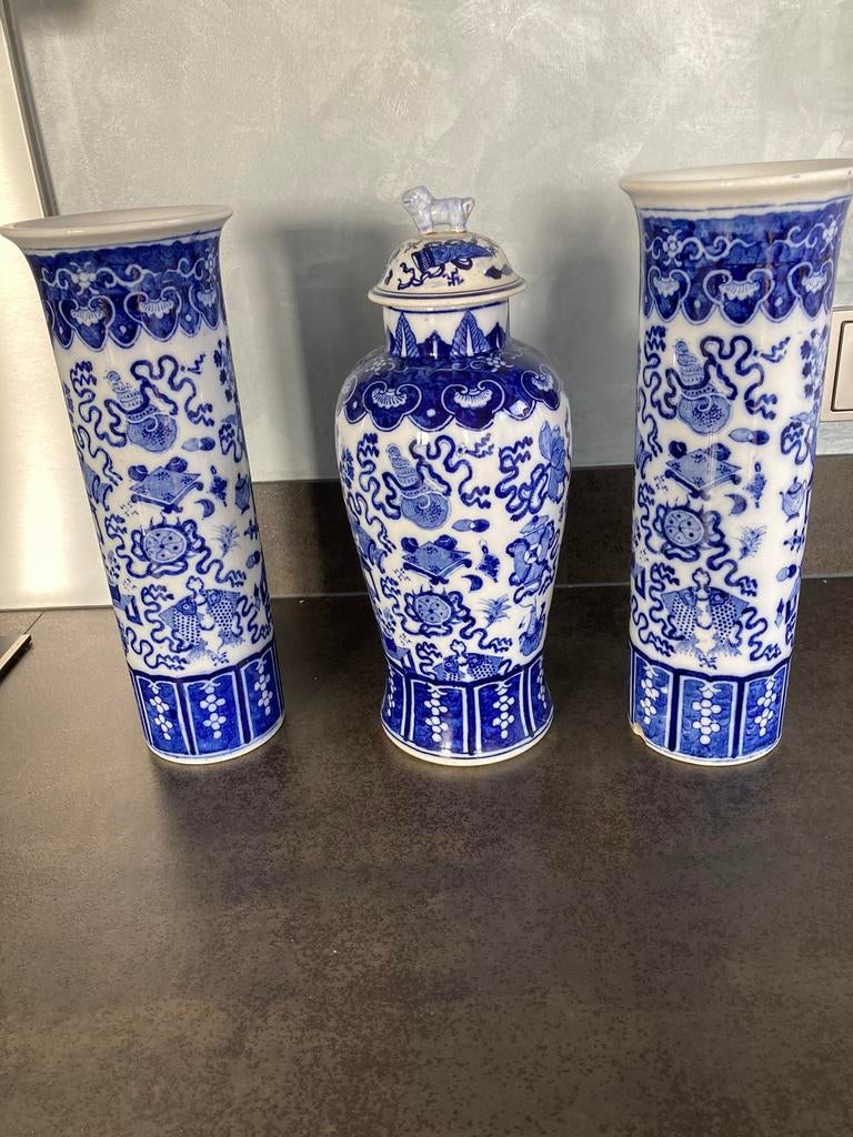 Delfsblauw kaststel, Ophalen