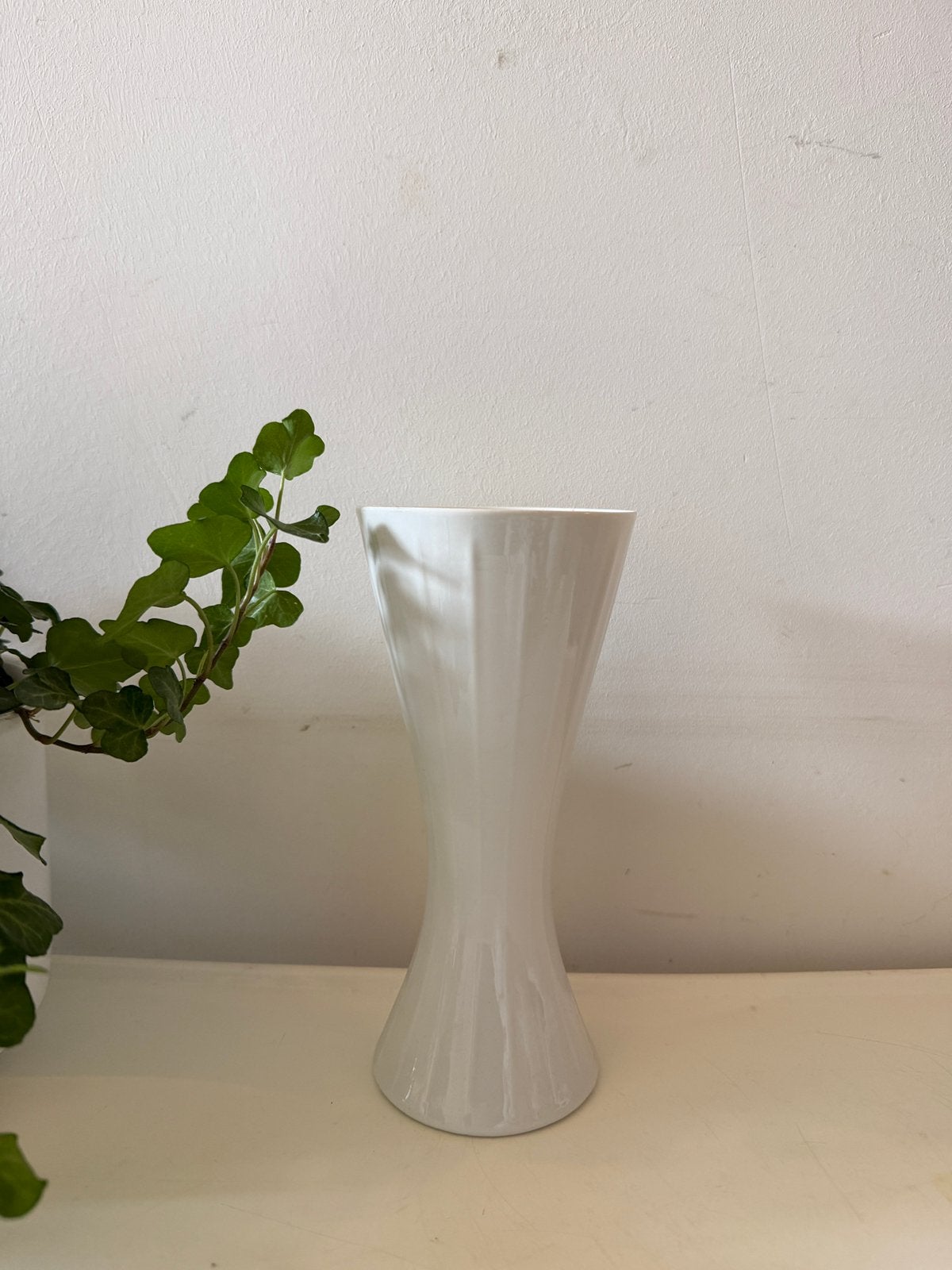 Wit porseleinen arzberg vaas mid century, Ophalen of Verzenden