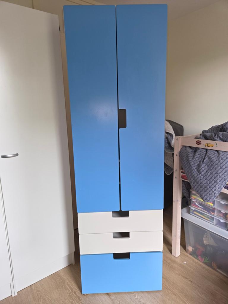 Kinder kledingkast Stuva, Gebruikt, 150 tot 200 cm, 50 tot 75 cm, 50 tot 100 cm