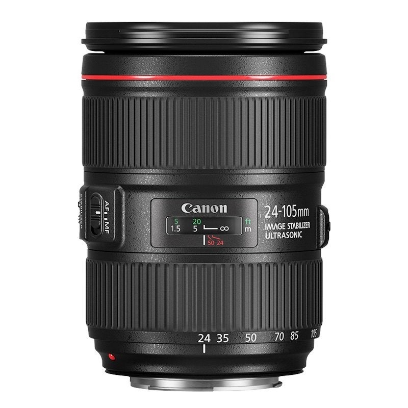 Canon EF 24-105mm f/4L IS USM lens, Canon, Autofocus, Ophalen of Verzenden, Zo goed als nieuw