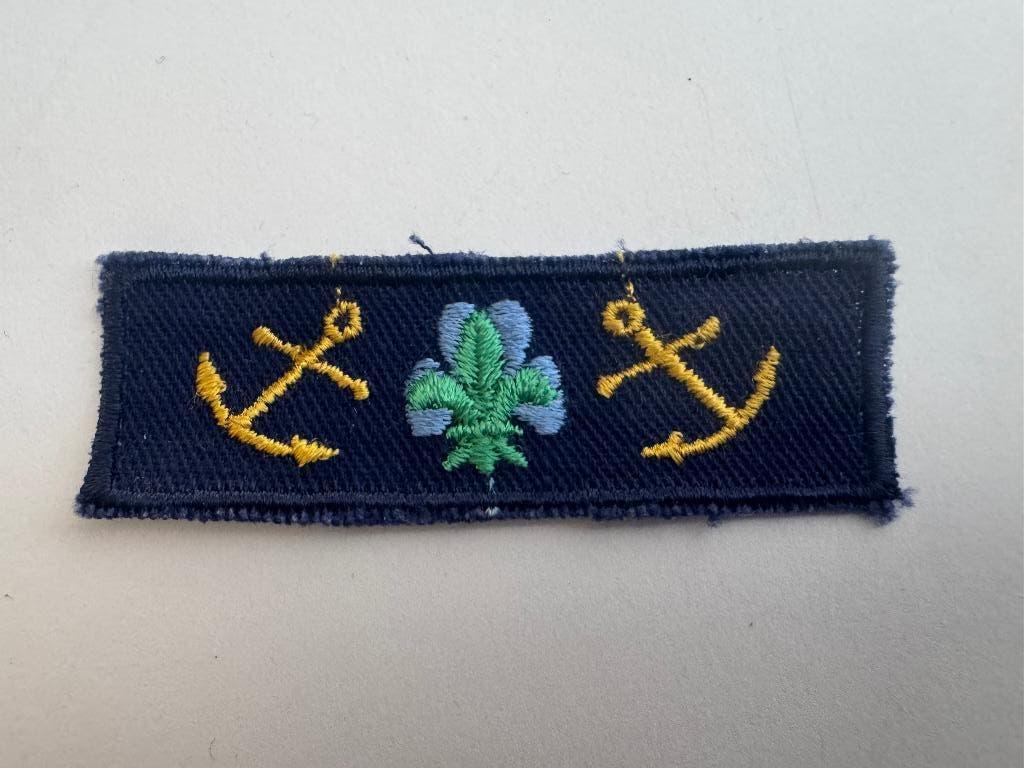 Machtiging Boot Leiding, Verzenden, Zo goed als nieuw, Embleem, Speld of Insigne