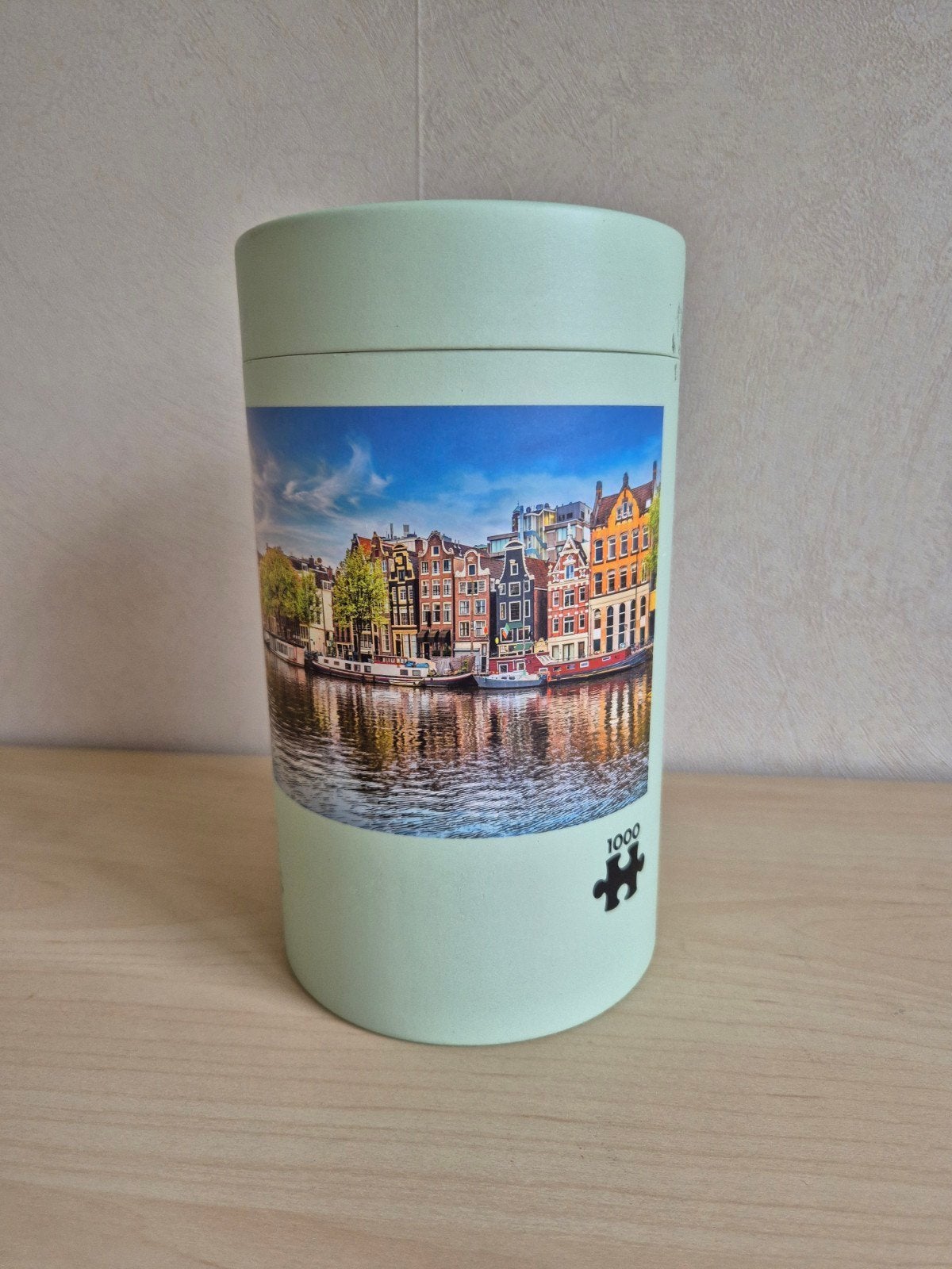 Puzzel • 1000 stukjes • Amsterdam, Hobby en Vrije tijd, Denksport en Puzzels, Ophalen of Verzenden, 500 t/m 1500 stukjes, Zo goed als nieuw
