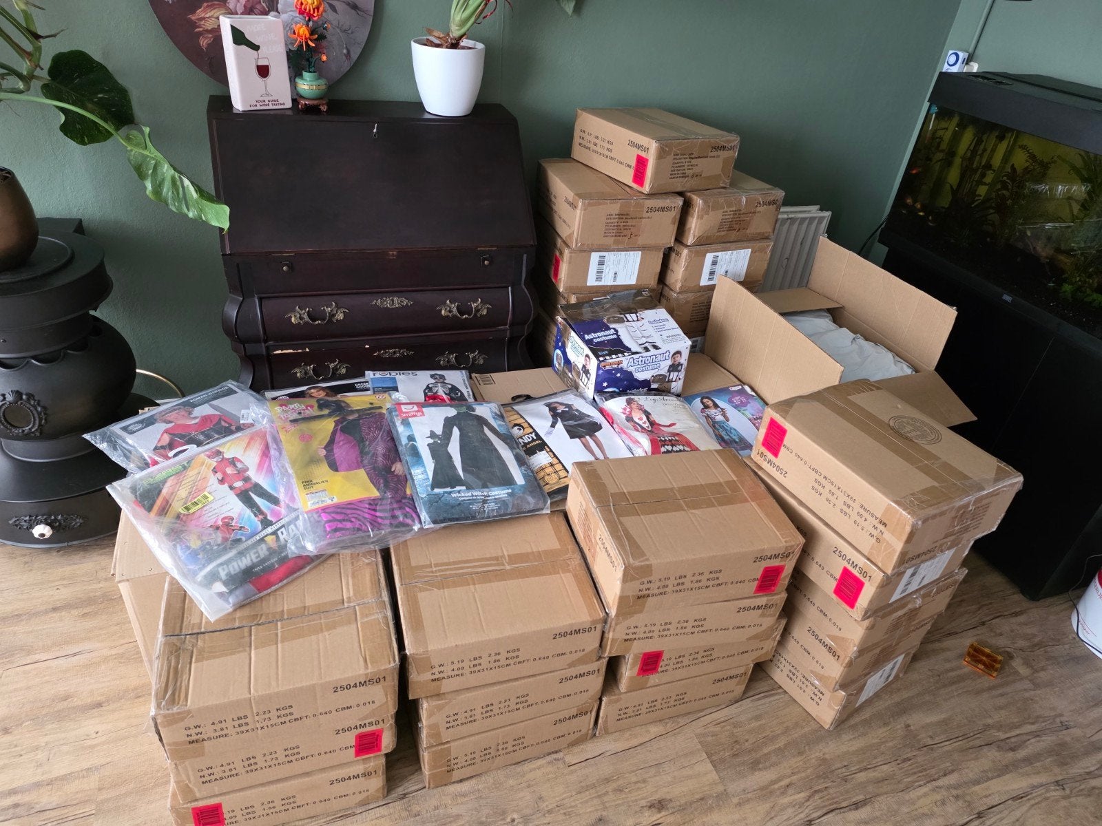 Grote partij nieuwe diverse verkleedkleding, Ophalen, Nieuw, Onbekend, Diverse merken