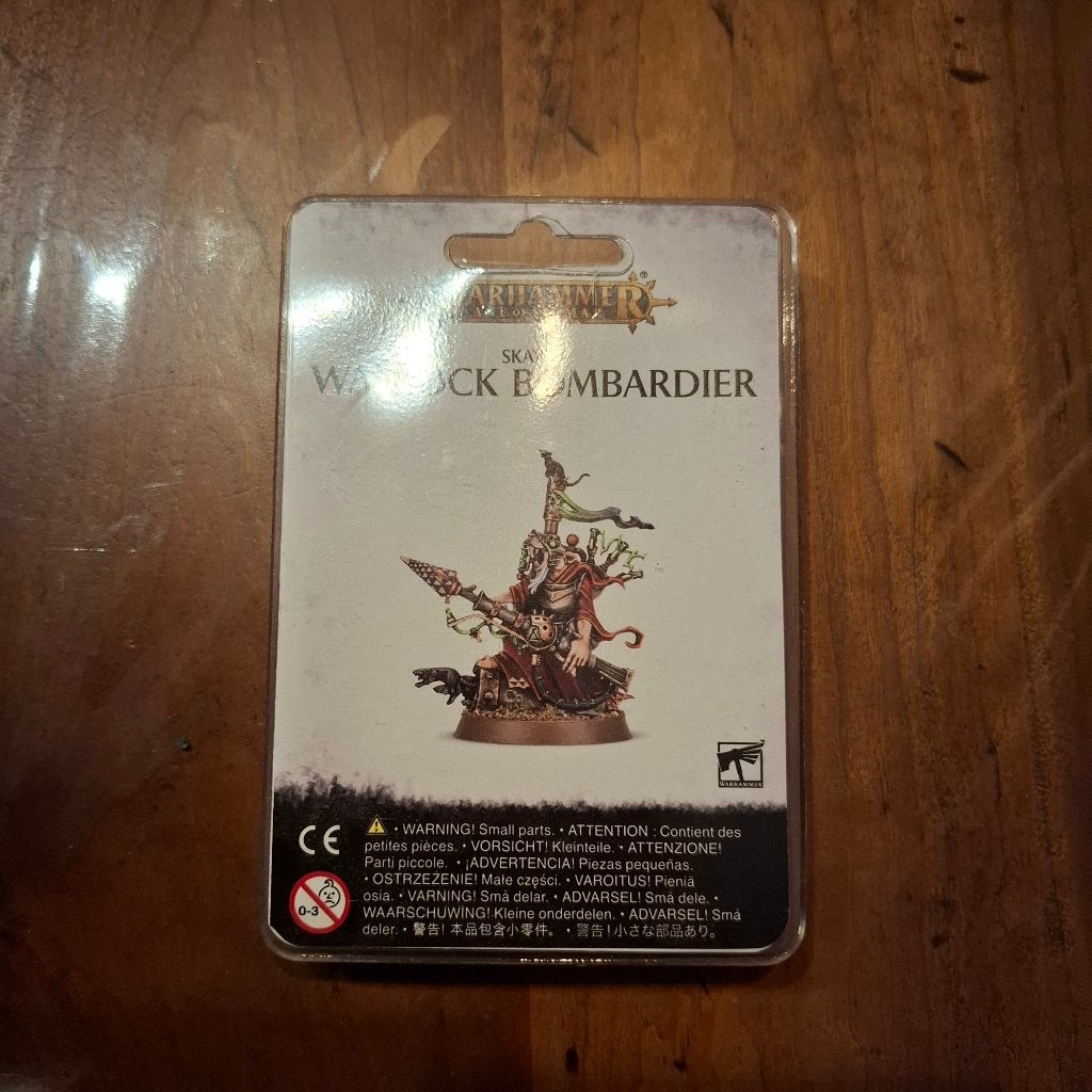 Skaven warlock bombardier, Ophalen, Nieuw, Warhammer, Figuurtje(s)