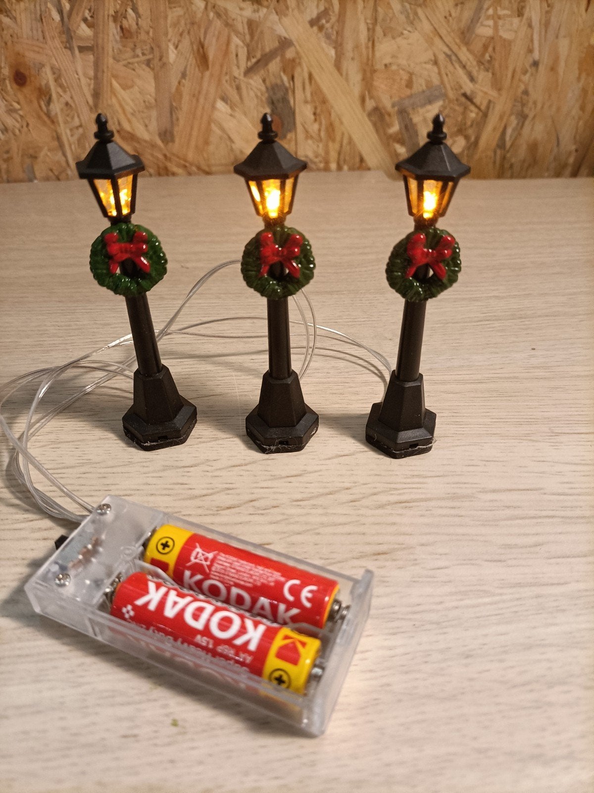 Lantaarns voor kerstdorp, Ophalen of Verzenden, Gebruikt