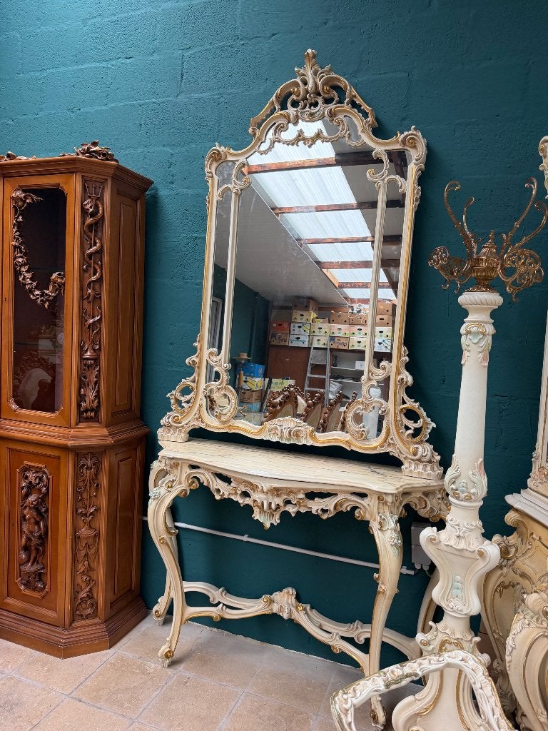 Barok console met Spiegel Sillik, Ophalen
