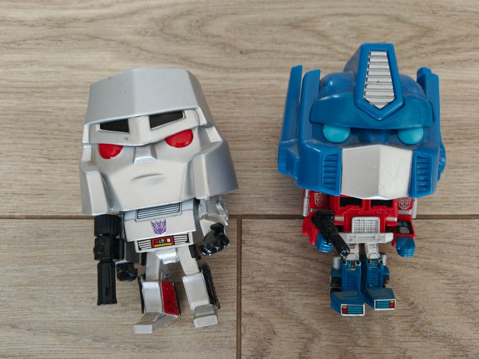 Transformers Funko Pop Megatron & Optimus Prime, Overige generaties, Ophalen of Verzenden, Gebruikt, Autobots