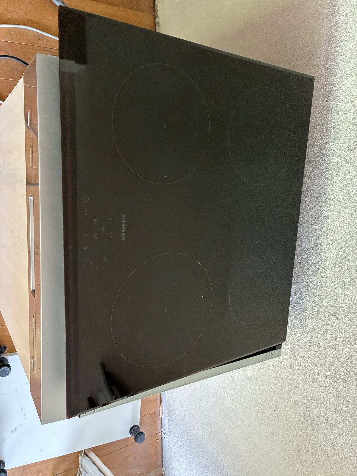 Siemens EH651BEB1E Keramische Kookplaat 59x52 cm, Ophalen, Gebruikt, Keramisch, 4 kookzones
