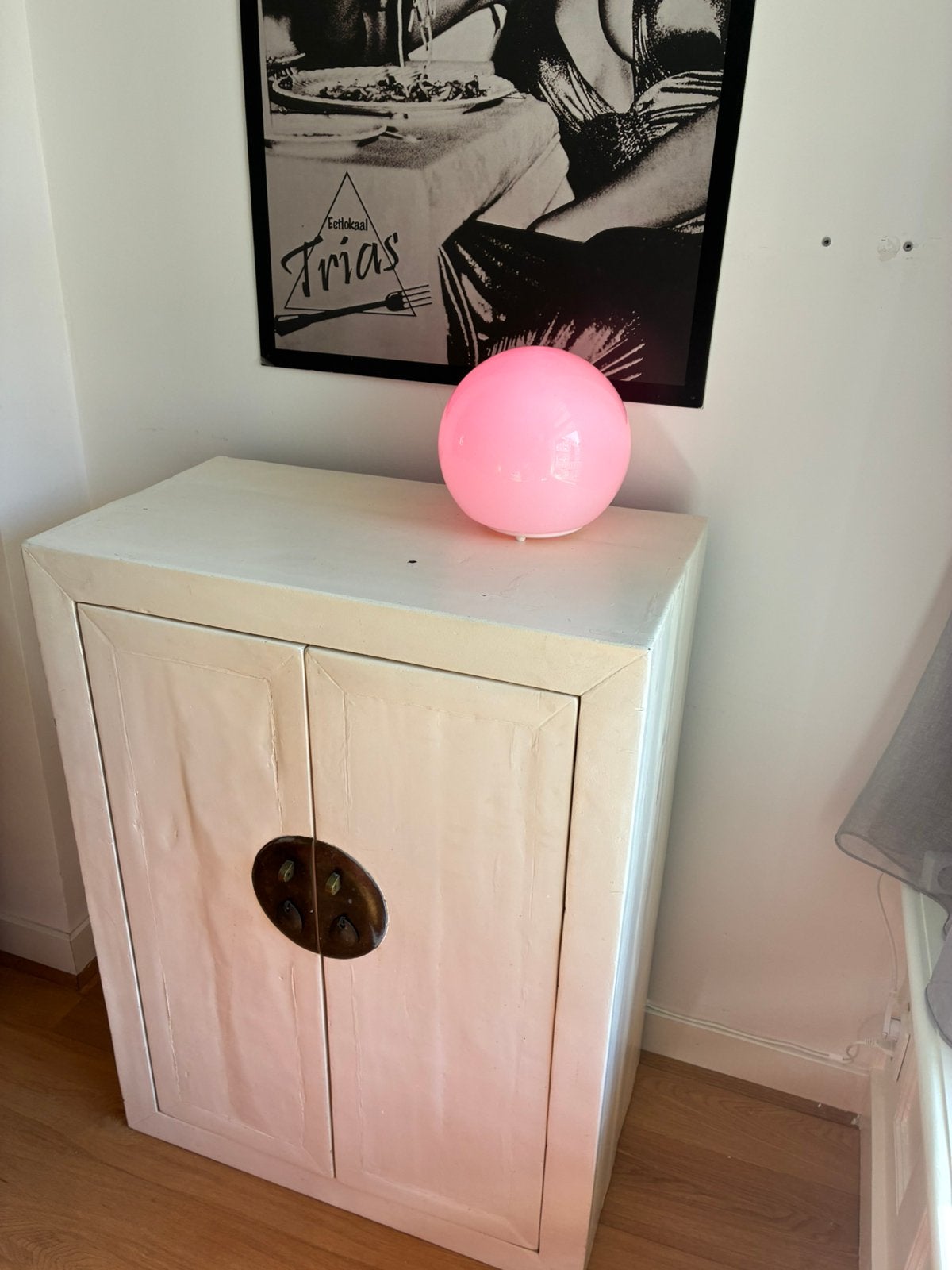 Chinese witte kast | servieskast | opbergkast | dressoir, Ophalen, Gebruikt, 25 tot 50 cm, 50 tot 100 cm