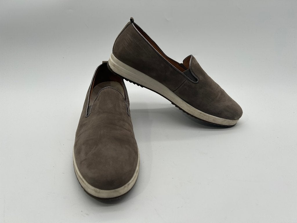 Gabor, maat 41 comfortabele grijs suède instappers., Kleding | Dames, Schoenen, Verzenden, Instappers, Gabor, Grijs