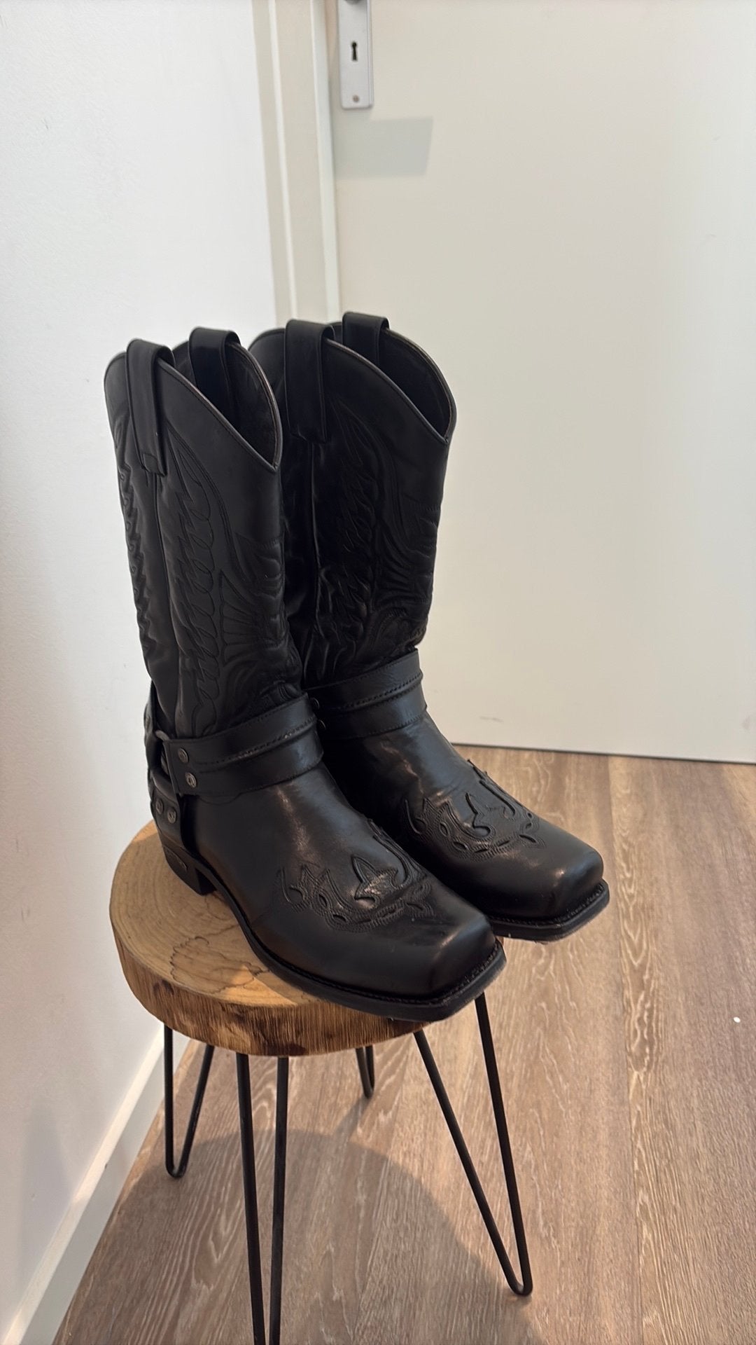 Sendra boots zwart stomp maat 44 incl verzenden, Verzenden, Zwart, Boots, Zo goed als nieuw