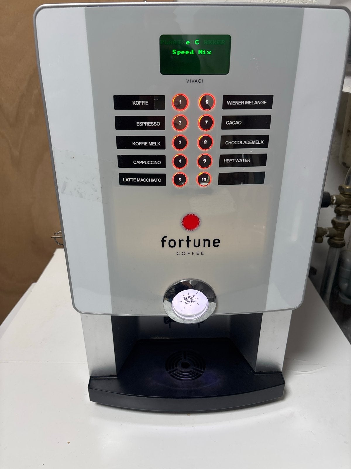 Fortune Vivaci Koffiemachine - Vriesdroog, Ophalen, Gebruikt, 10 kopjes of meer, Koffiemachine