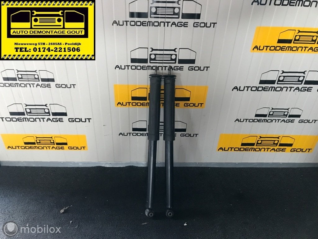 Toyota Aygo II Peugeot 108 C1('14-'17)Schokdemper Set Achter, Gebruikt, Toyota, Ophalen of Verzenden, Toyota