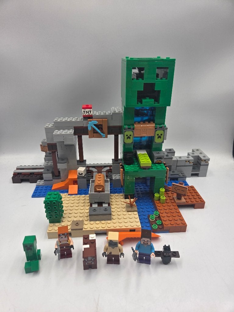 Lego Minecraft 21155 The Creeper Mine, Minecraft, Lego, Ophalen of Verzenden, Zo goed als nieuw
