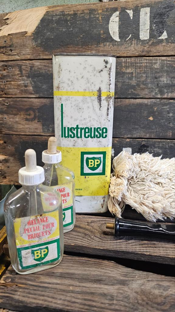 BP setje olie, Ophalen of Verzenden, Zo goed als nieuw, Gebruiksvoorwerp