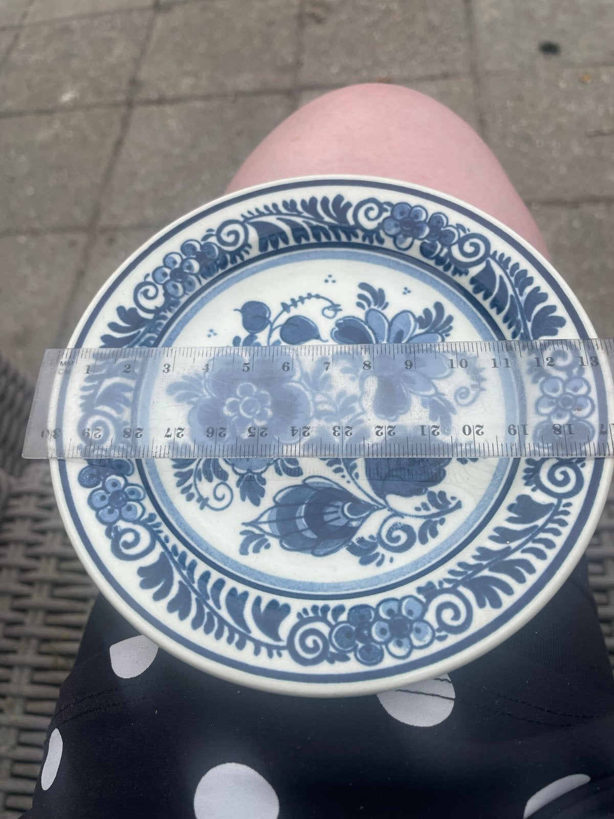 Royal Goedewaagen "Blue Delft" Handwerk Holland bord, Ophalen of Verzenden