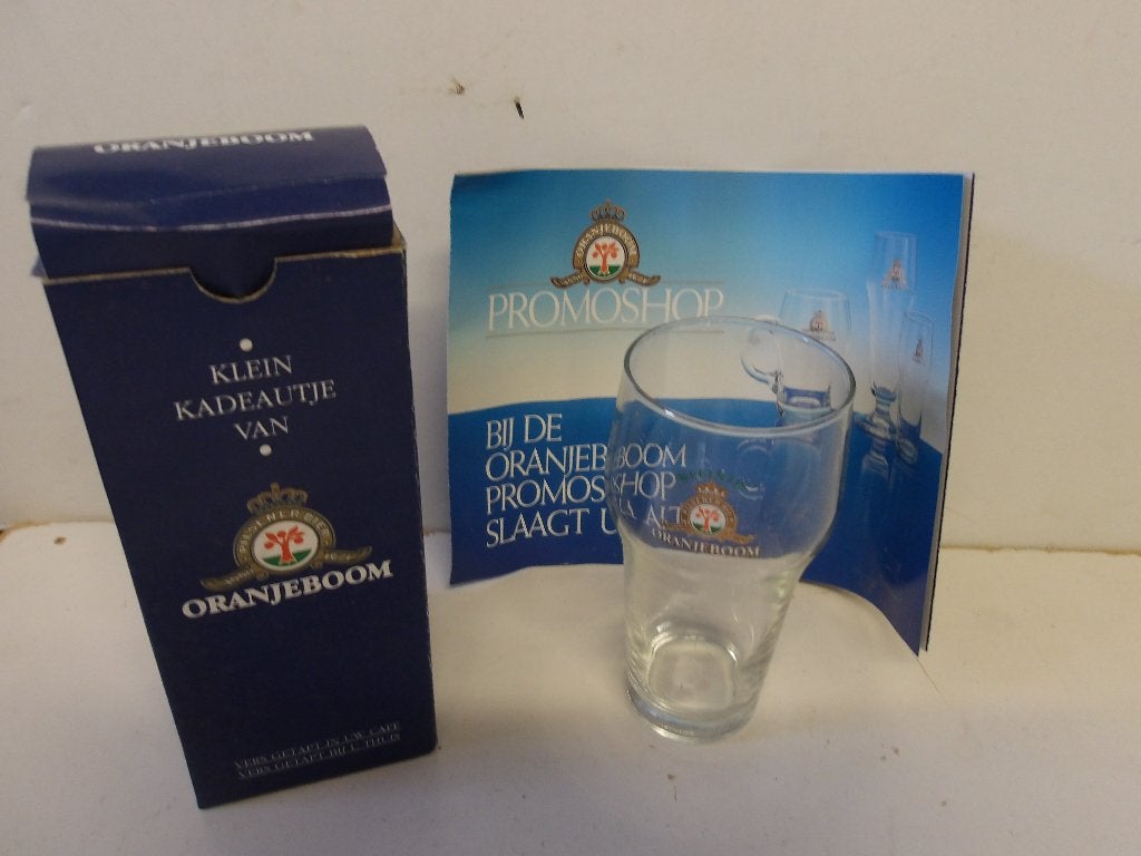 Oranjeboom bier glas (nr.3), Ophalen of Verzenden, Nieuw, Glas of Glazen, Oranjeboom