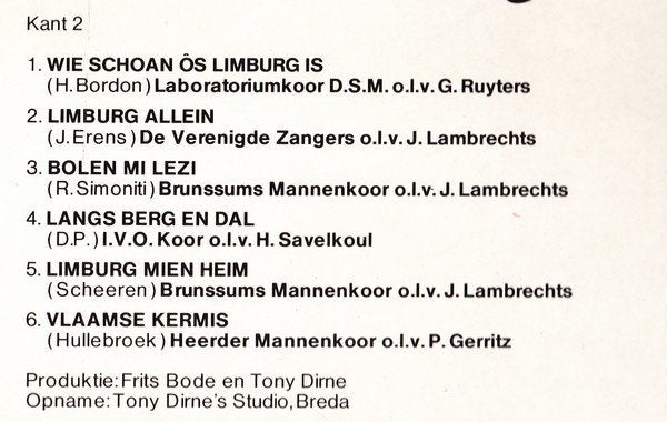 Laboratoriumkoor D.S.M.Staatsmijnen ea-Zuid Limburg-vinyl LP, Ophalen, Gelezen