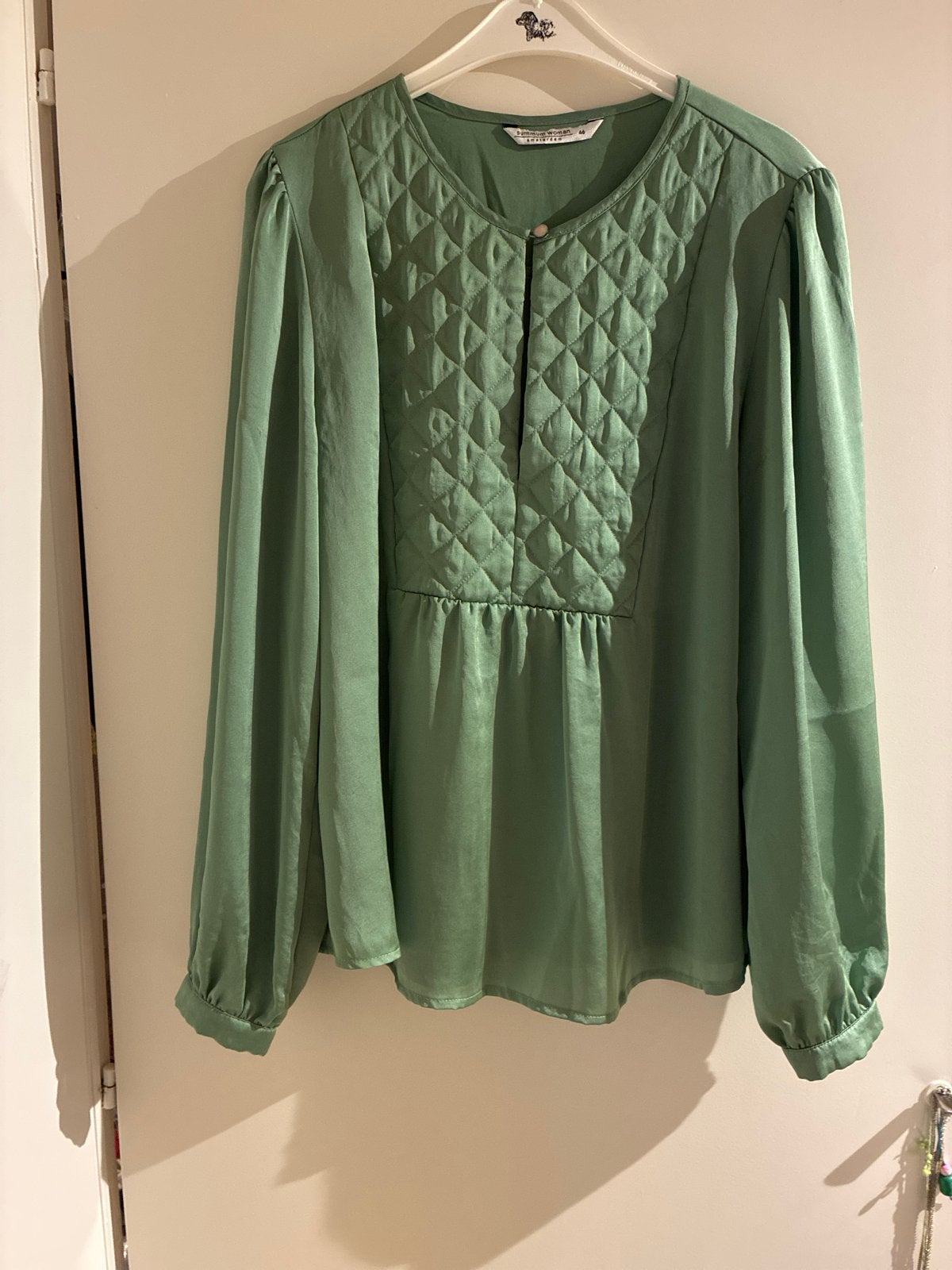 Summum Woman Blouse Groen Maat 46, Ophalen of Verzenden, Zo goed als nieuw, Maat 46/48 (XL) of groter, Groen