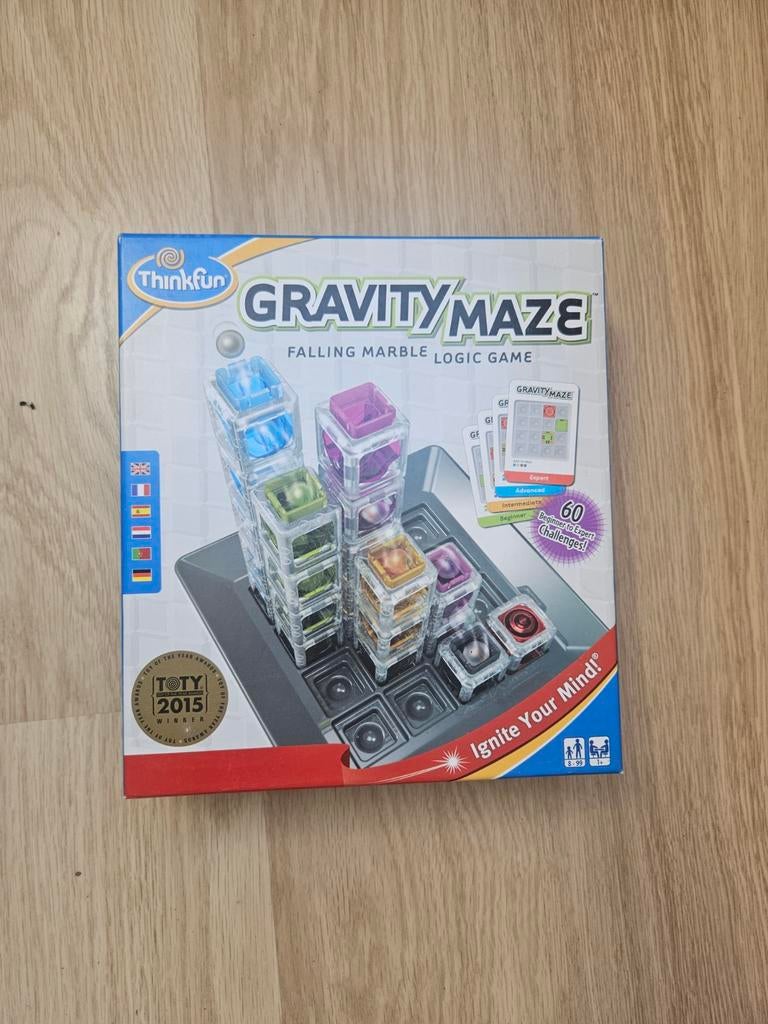 Gravity Maze - Falling Marble Logic Game mag weg voor weinig, Een of twee spelers, Ophalen of Verzenden, Zo goed als nieuw, Thinkfun