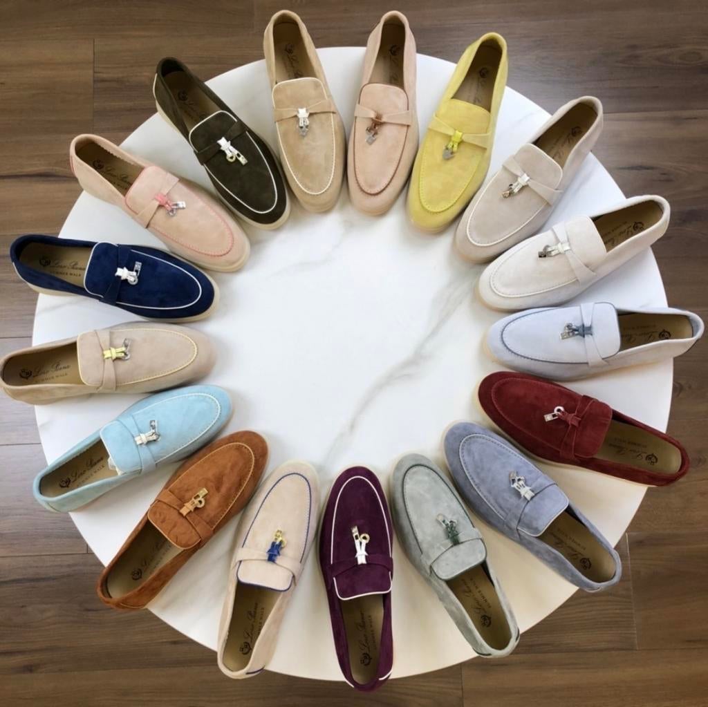 Loro Piana Dames Instappers - Diverse Kleuren, Kleding | Dames, Schoenen, Ophalen of Verzenden, Zo goed als nieuw, Instappers