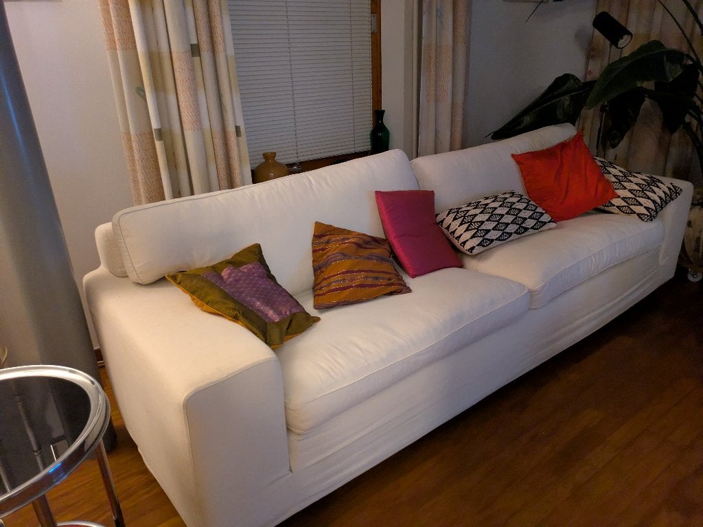 linteloo bank, Huis en Inrichting, Banken | Bankstellen, Ophalen, 250 tot 300 cm, Gebruikt, 75 tot 100 cm