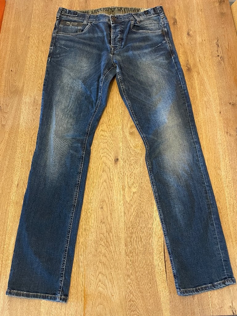 E015 Spijkerbroek PME Legend W34  L34 Classic, Blauw, Ophalen of Verzenden, PME Legend, W33 - W34 (confectie 48/50)