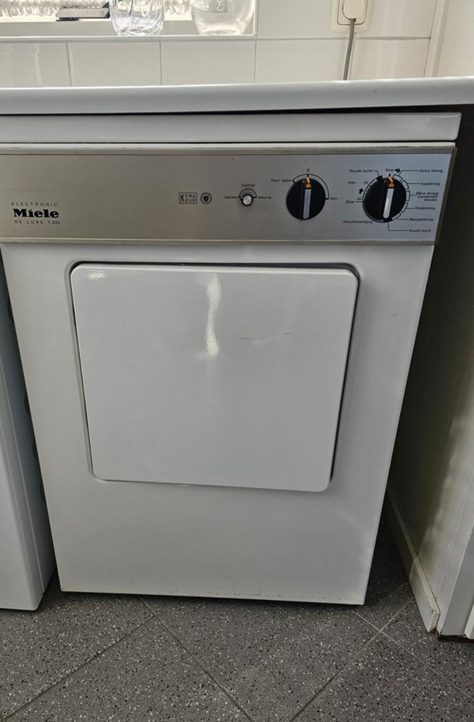 Miele Wasdroger Electronic De Luxe T333, Witgoed en Apparatuur, Wasdrogers, Gebruikt, 4 tot 6 kg, Ophalen of Verzenden, Voorlader