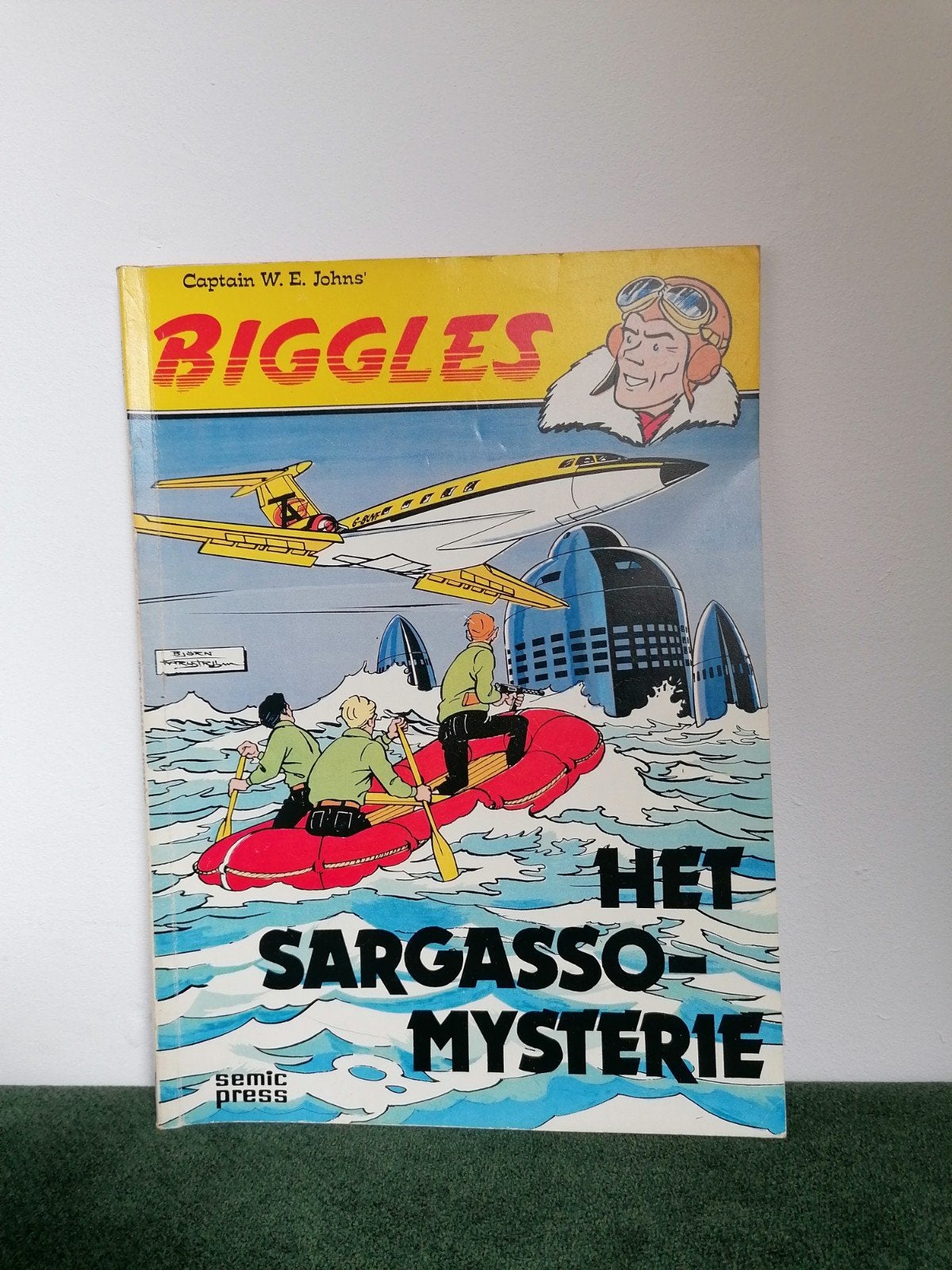 Biggles - Het Sargasso-mysterie, Boeken, Gelezen, Björn Karlström, Eén stripboek, Ophalen of Verzenden
