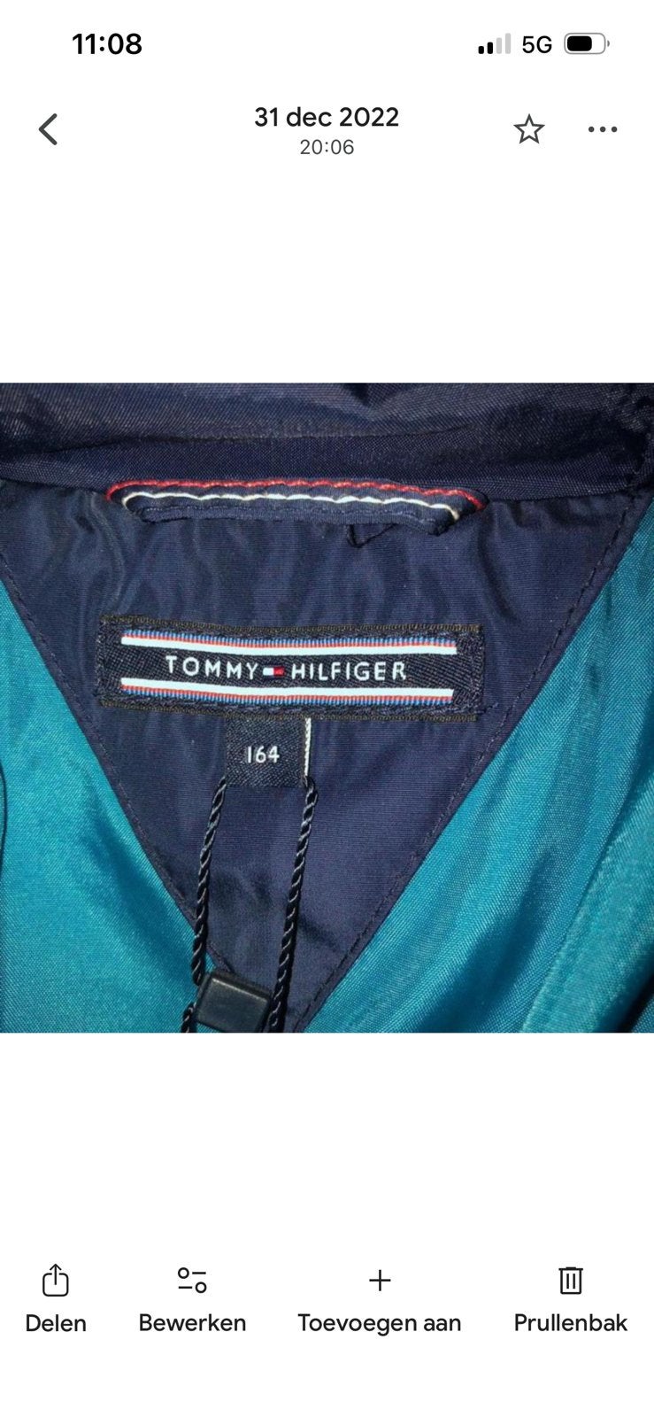 Tommy Hilfiguer, Ophalen of Verzenden, Nieuw, Overige maten, Blauw