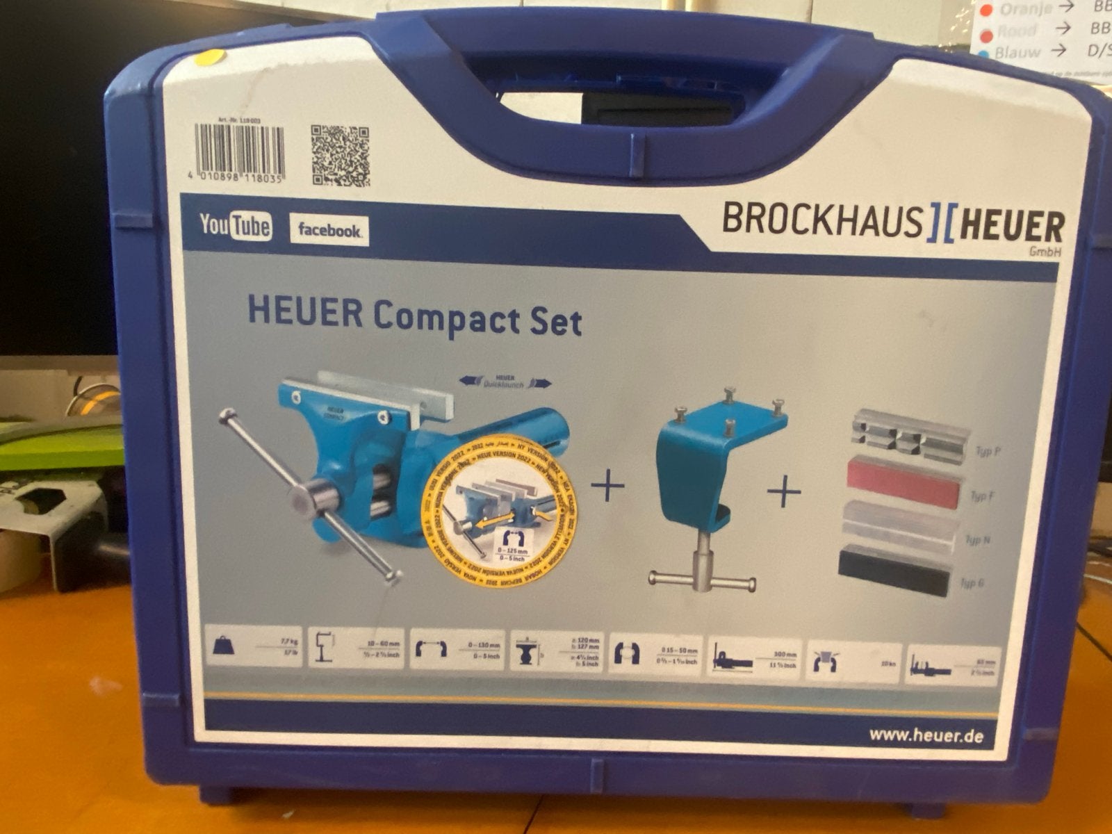 Brockhaus Heuer Compact Set Bankschroef, -, Ophalen of Verzenden, -, -