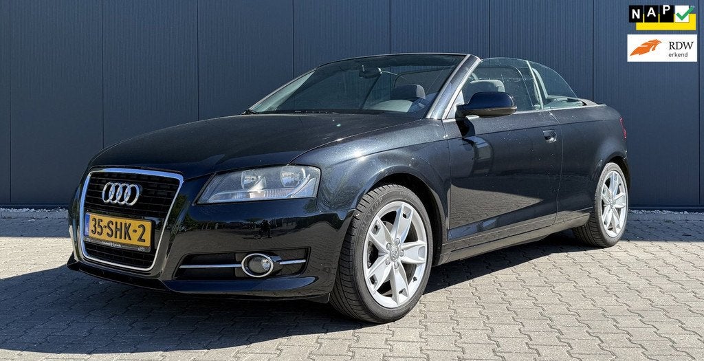 Audi A3 Cabriolet 1.2 TFSI Ambition Pro Line Business Airco, Euro 5, Stof, Gebruikt, Zwart