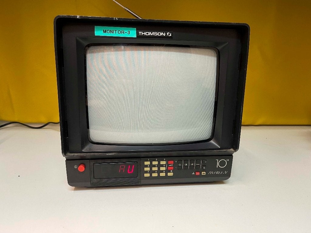 THOMSON TF 25 03 Vintage Monitor uit jaren 1985, N, THOMSON, Ophalen of Verzenden, Overige typen