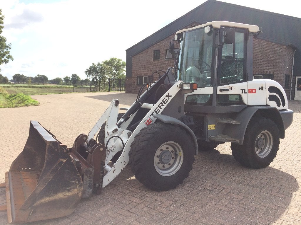 Terex TL80 Bj. 2009 Snelloper (36 Km/h.) Shovel Loader, Ophalen, Wiellader of Shovel