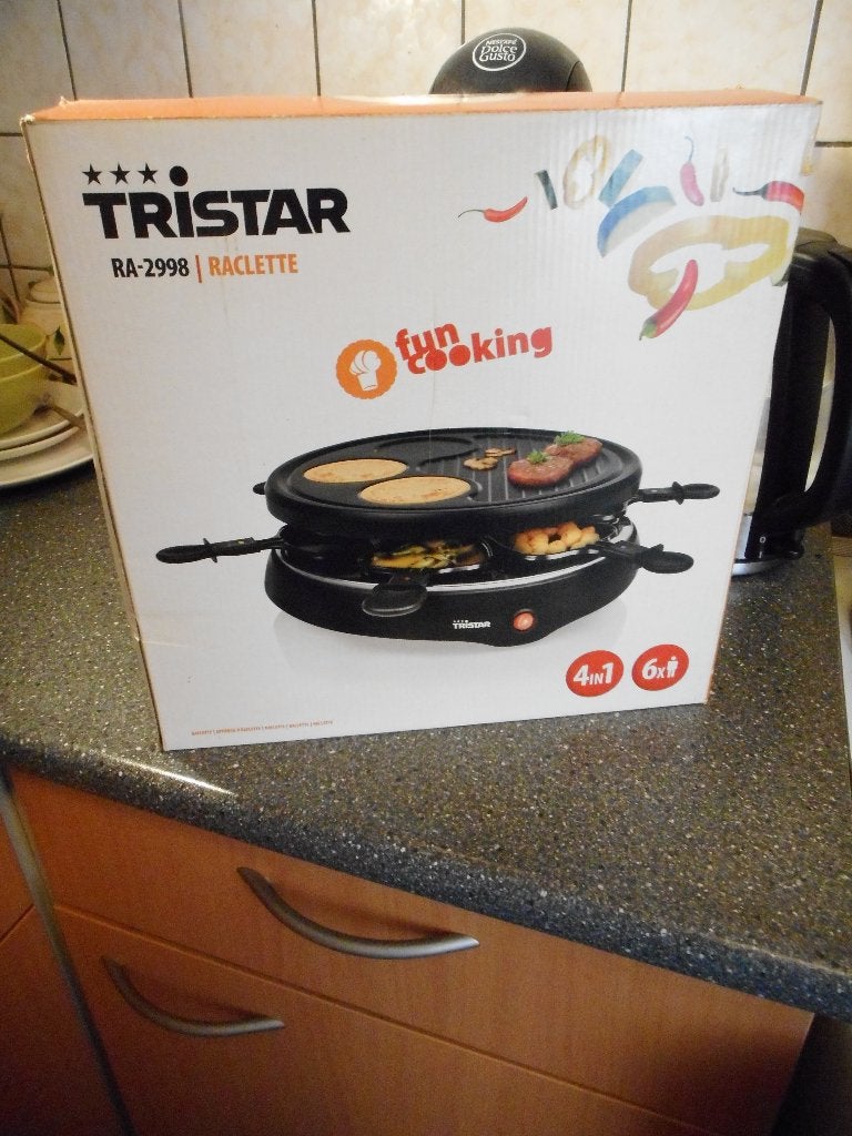 prachtige ronde mooie gourmetstel, Witgoed en Apparatuur, Gourmetstellen, Ophalen of Verzenden, Zo goed als nieuw, 4 t/m 7 personen