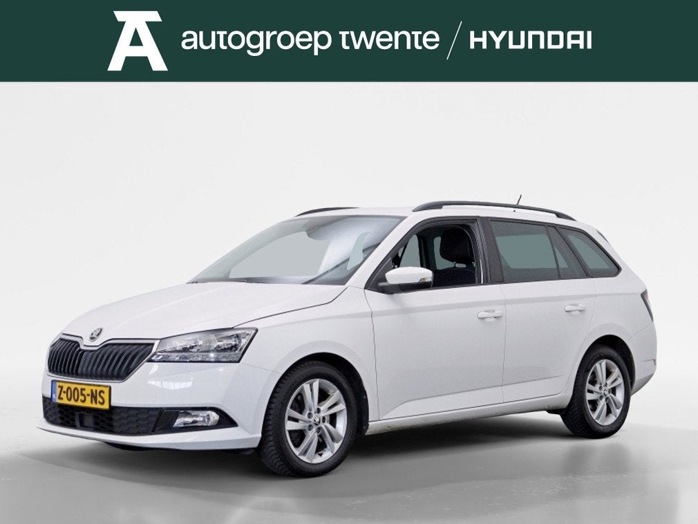 Skoda Fabia Combi 1.0 TSI Business Edition DCT | Carplay | S, Auto's, Stof, Gebruikt, 95 pk, Wit