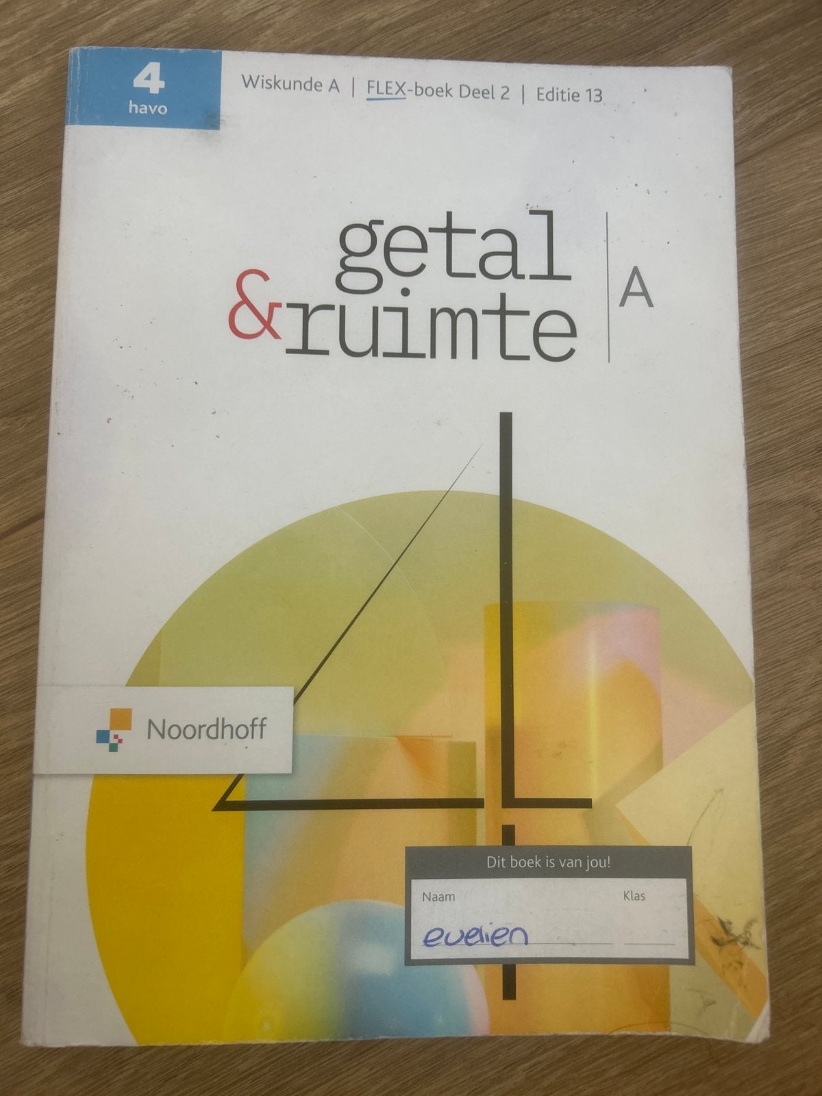 Getal & Ruimte A FLEX-boek Deel 2 Havo 4 Editie 13, Boeken, Ophalen of Verzenden, Gelezen, HAVO, Wiskunde A