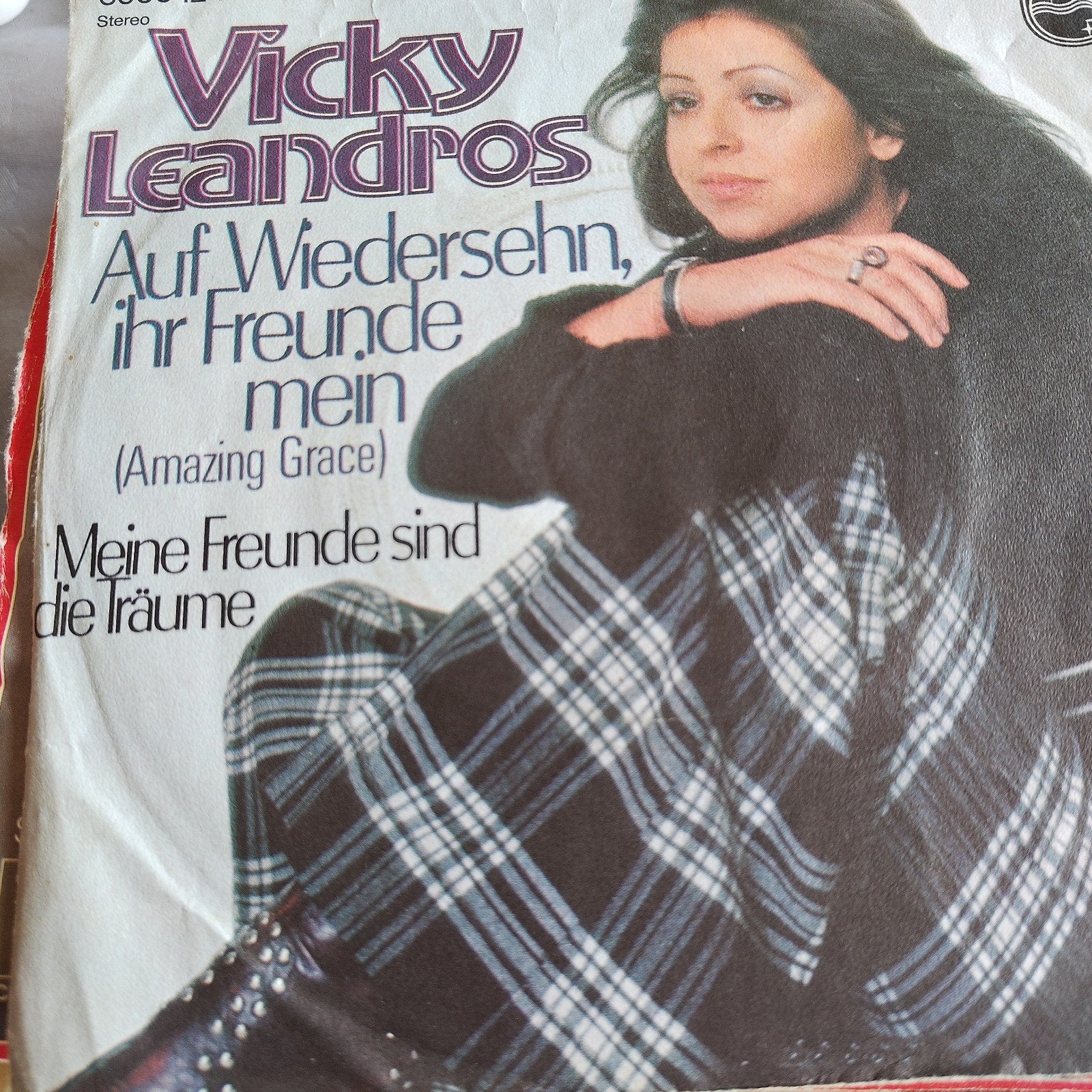 Vicky Leandros - Auf Wiedersehn, ihr Freunde mein (Single), Ophalen of Verzenden, Gebruikt, 7 inch