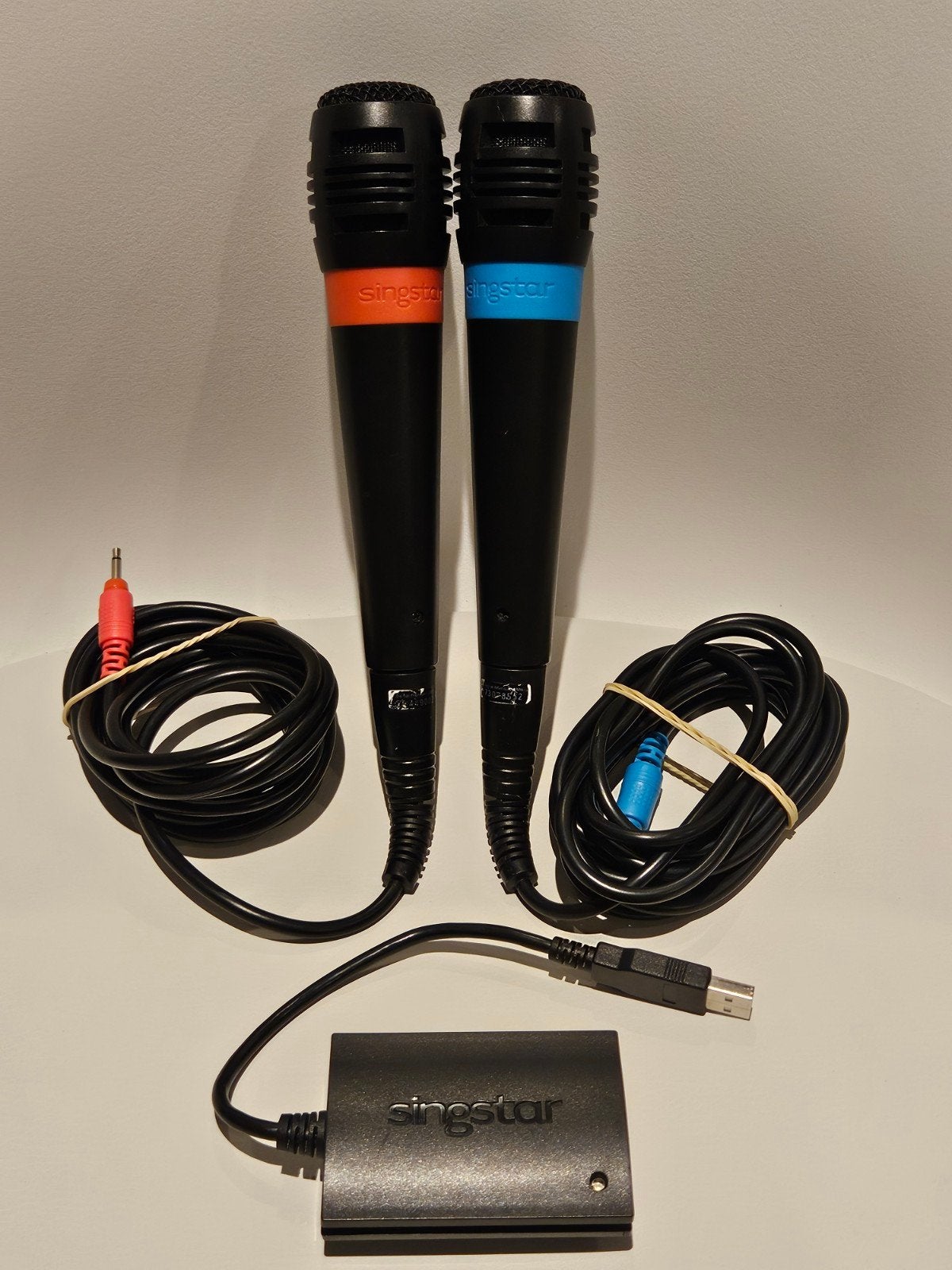 Singstar microfoon met USB converter PS3, Spelcomputers en Games, Muziek, Ophalen of Verzenden, Zo goed als nieuw, 3 spelers of meer
