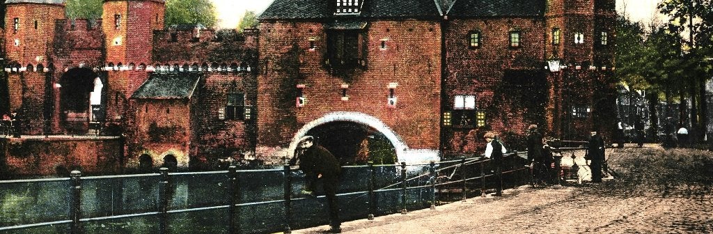 939760	Amersfoort	Koppelpoort	1925	Postzegel afgeweekt, Ophalen of Verzenden, 1920 tot 1940, Gelopen, Utrecht